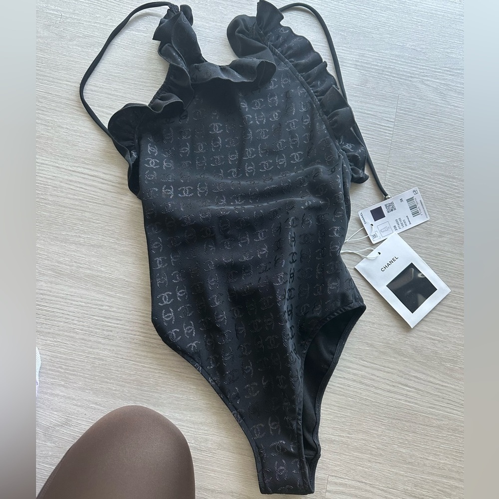 Chanel Black spring summer 2023 one piece bathing suit